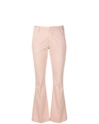 Розовые брюки-клеш от Dondup