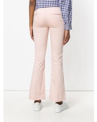 Розовые брюки-клеш от Dondup