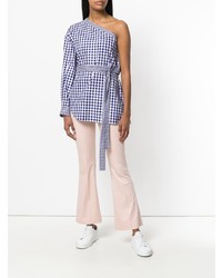 Розовые брюки-клеш от Dondup