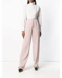 Розовые брюки-клеш от Lardini