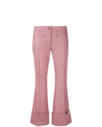 Розовые брюки-клеш от Marco De Vincenzo
