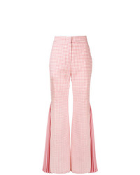 Розовые брюки-клеш от Sara Battaglia