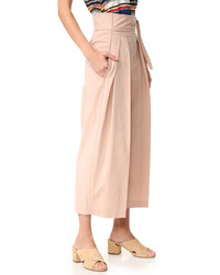 Розовые брюки-кюлоты от Edun