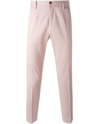 Розовые брюки чинос от Dolce & Gabbana