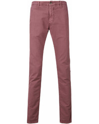 Розовые брюки чинос от Incotex