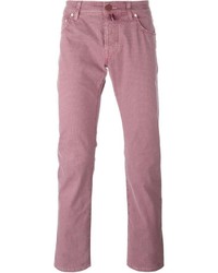 Розовые брюки чинос от Jacob Cohen