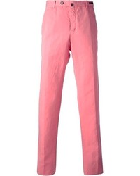 Розовые брюки чинос