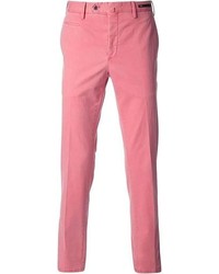 Розовые брюки чинос