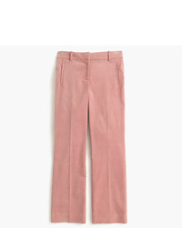 Розовые вельветовые брюки