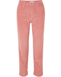 Женские розовые вельветовые классические брюки от Grlfrnd