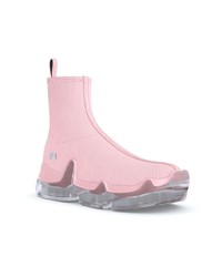 Женские розовые высокие кеды от Swear