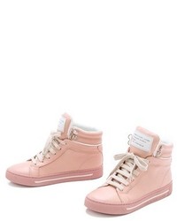 Женские розовые высокие кеды от Marc by Marc Jacobs