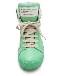 Женские розовые высокие кеды от Marc by Marc Jacobs