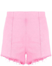 Женские розовые джинсовые шорты от MSGM