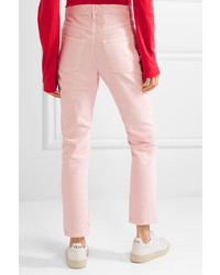 Розовые джинсы-бойфренды от Isabel Marant Etoile