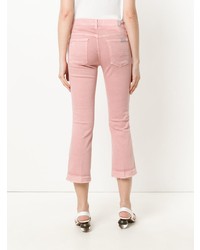 Розовые джинсы-клеш от 7 For All Mankind