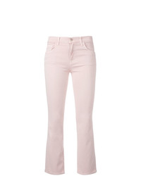 Розовые джинсы-клеш от J Brand