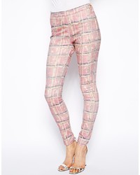 Женские розовые джинсы с принтом от Twenty8Twelve