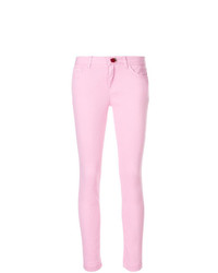 Розовые джинсы скинни от Dolce & Gabbana