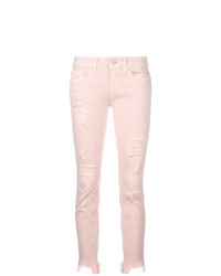 Розовые джинсы скинни от Dondup