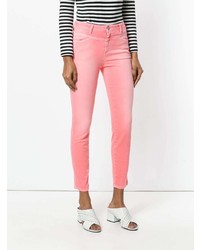 Розовые джинсы скинни от Closed