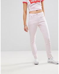 Розовые джинсы скинни от Levi's