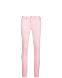 Розовые джинсы скинни от Liu Jo