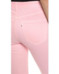Розовые джинсы скинни от Kitsune