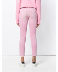 Розовые джинсы скинни от Closed