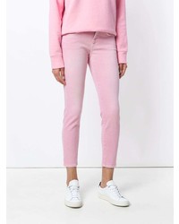 Розовые джинсы скинни от Closed