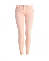 Розовые джинсы скинни от Victoria Beckham
