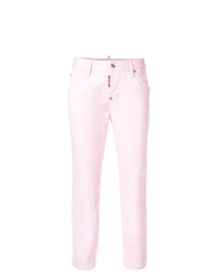 Женские розовые джинсы от Dsquared2