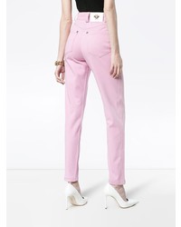 Женские розовые джинсы от Versace