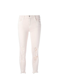 Женские розовые джинсы от J Brand