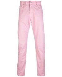 Мужские розовые джинсы от Pt01