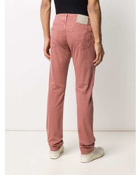 Мужские розовые джинсы от Jacob Cohen