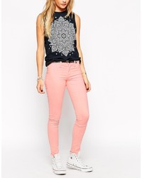Женские розовые джинсы от Wildfox Couture