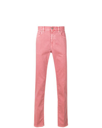 Мужские розовые джинсы от Z Zegna