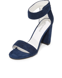 Женские розовые замшевые босоножки от Jeffrey Campbell