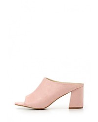 Женские розовые замшевые босоножки от Max Shoes