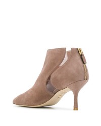 Розовые замшевые ботильоны от Stuart Weitzman