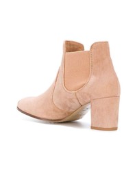 Розовые замшевые ботильоны от Pedro Garcia