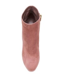 Розовые замшевые ботильоны от Dolce & Gabbana