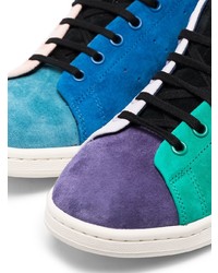 Мужские розовые замшевые низкие кеды от adidas