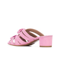 Розовые замшевые сабо от Tabitha Simmons