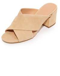 Розовые замшевые сабо от Sigerson Morrison