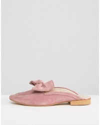 Розовые замшевые сабо от Park Lane