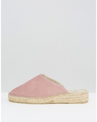 Розовые замшевые сабо от Park Lane