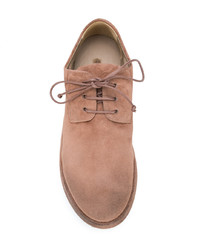 Розовые замшевые туфли дерби от Marsèll