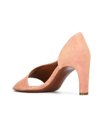 Розовые замшевые туфли от David Beauciel
